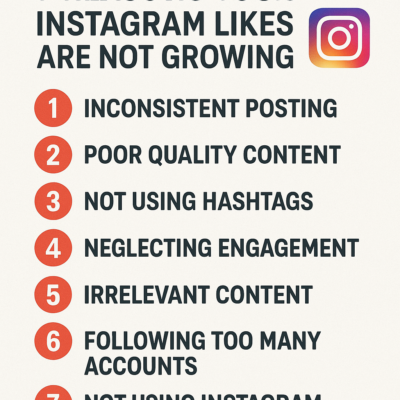 7 Reasons Your Instagram Likes Are Not Growing