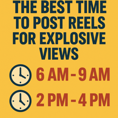 The Best Time to Post Reels for Explosive Views
