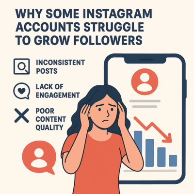 Why Some Instagram Accounts Struggle to Grow Followers