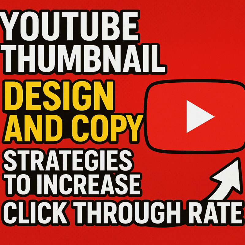 YouTube Thumbnail Design and Copy Strategies to Increase Click Through Rate